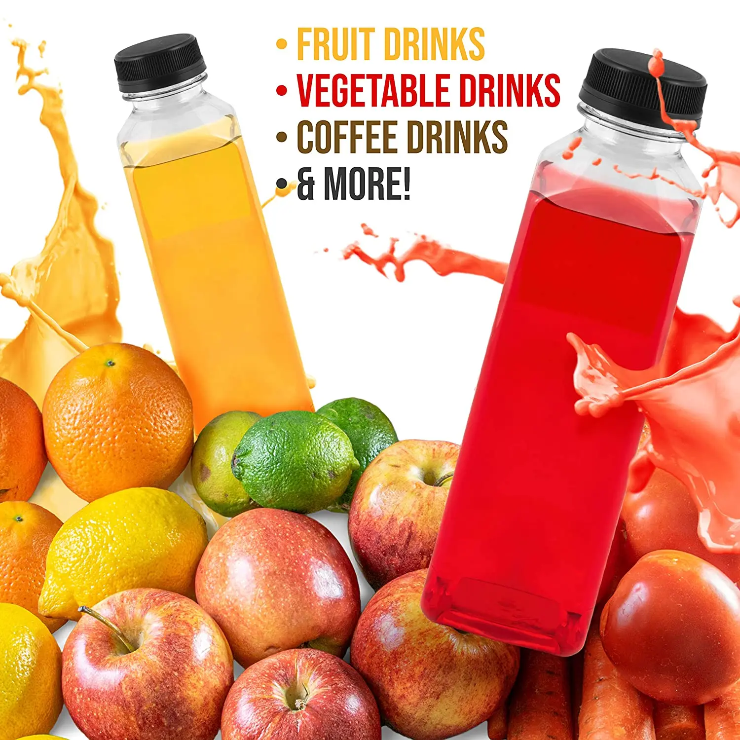 MAYSURE Lightweight 750ml 24oz Wholesale Reusable Biodegradable PET Plastic Beverage Bottle