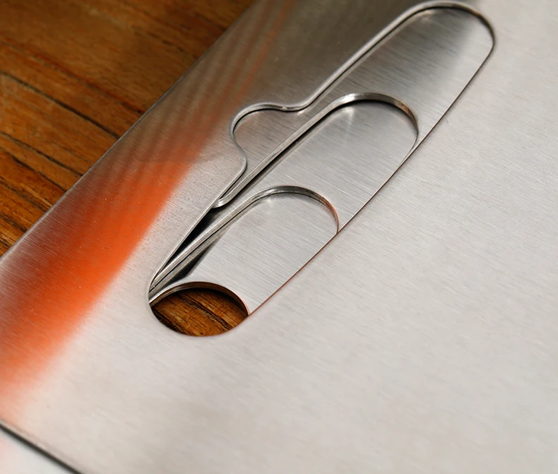 Titanium or Stainless Steel Metal Household Vegetable Fruit Chopping Board Meat Cutting Board For Kitchen ,Outdoor Camping
