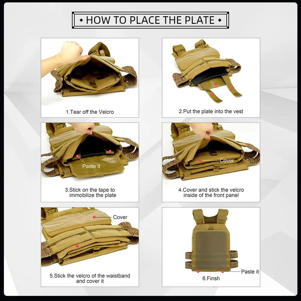 Army Bullet Proof Vests Military Ballistic Bulletproof Vest Level 4 Plate Carrier Military Tactical Bullet Proof Vest