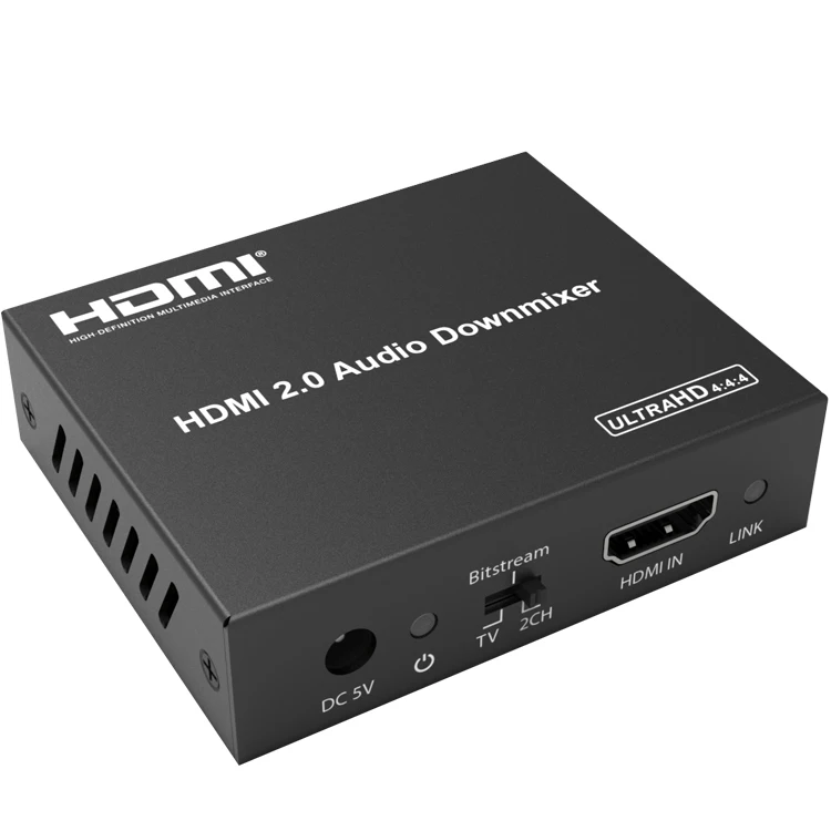 HDMI 18Gbps Audio Extractor with Audio Downmix