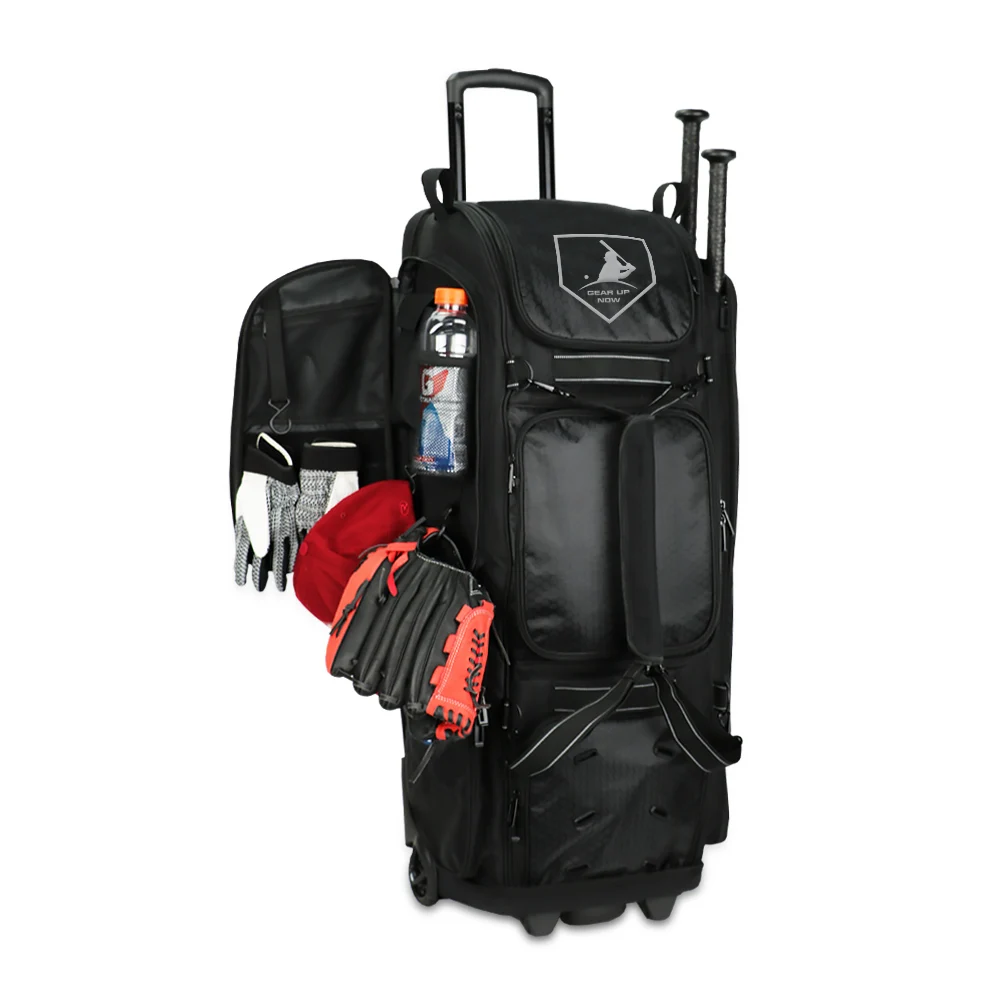 Kopbags Wholesale Custom Baseball Duffel Equipment Bag Softball Bat Bags Rolling