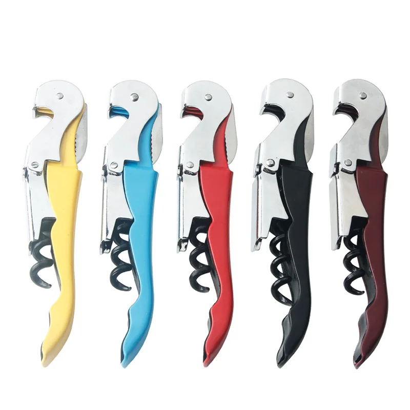 Durable Multifunction Kitchenware Carbon Steel Waiter Wine Bottle Corkscrew Opener Wine Accessories