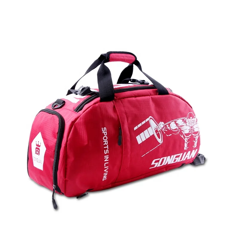 SG8009 2021 New Arrival Custom Large Light Weight Nylon Waterproof Sport Travel Duffle Gym Fitness Bag
