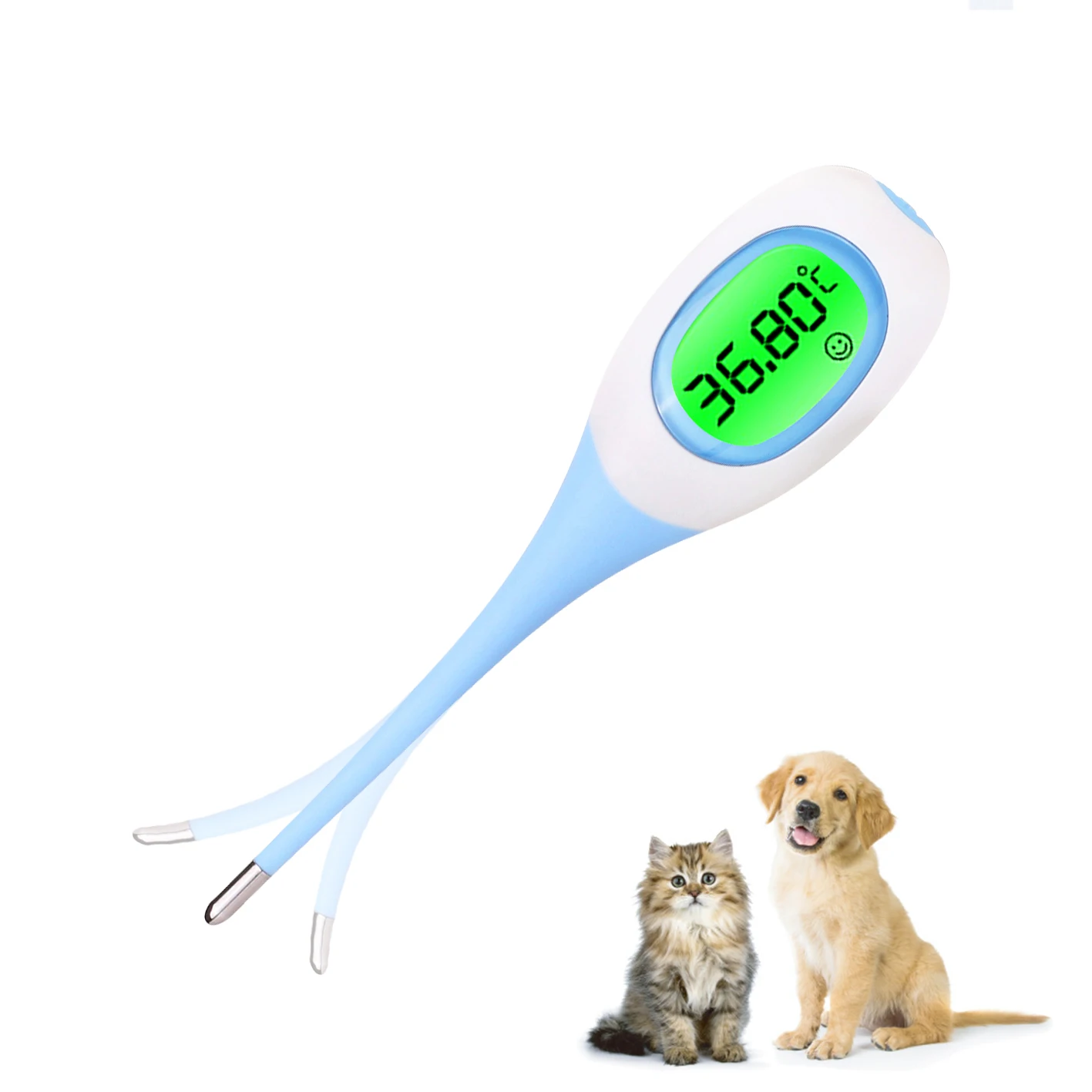 Hurinan Animal Electronic Ehermometer Pet Thermometer Digital Thermometer is a Fast Rectal Thermometer for Dogs,Horse, Cats, Pig