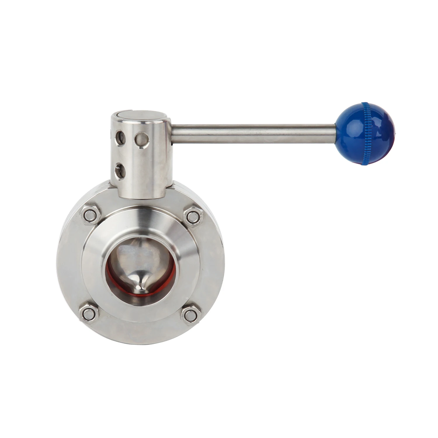 316L Sanitary Stainless Steel PTFE lined SMS butterfly valve