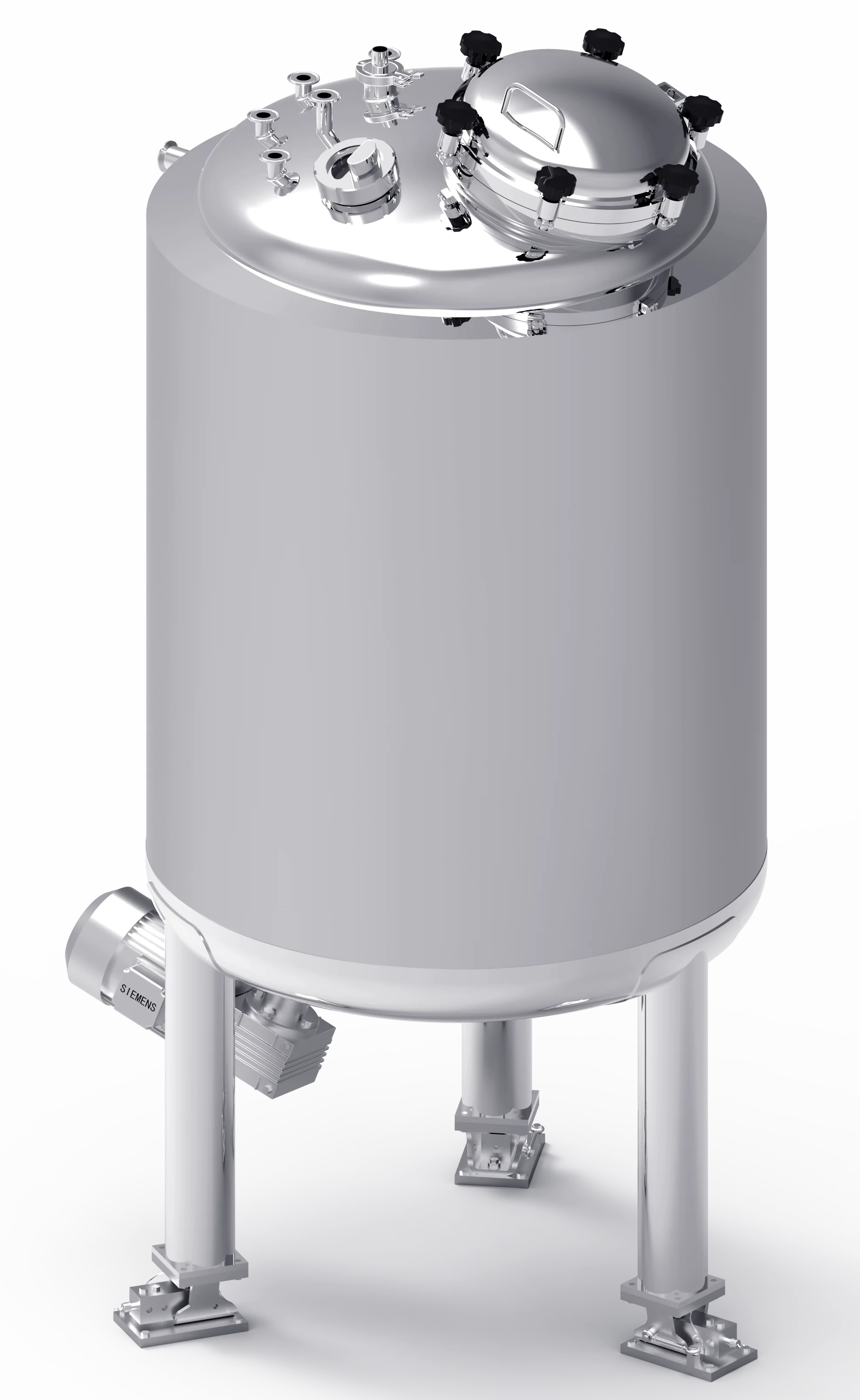 2020 KEAN - vertical Stainless steel  high pressure Single-wall or heating-jacket mixing tank