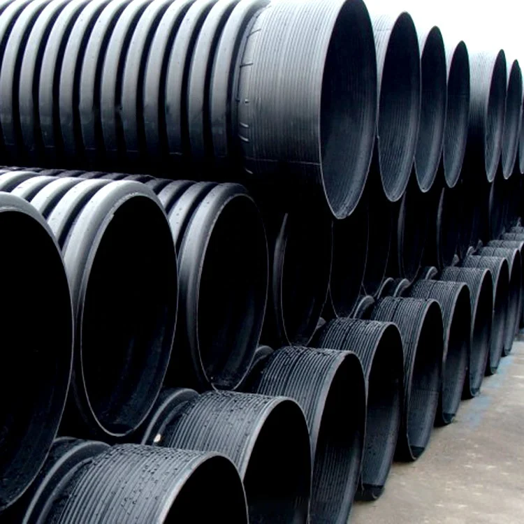 Перфорированные дренажные трубы HDPE с