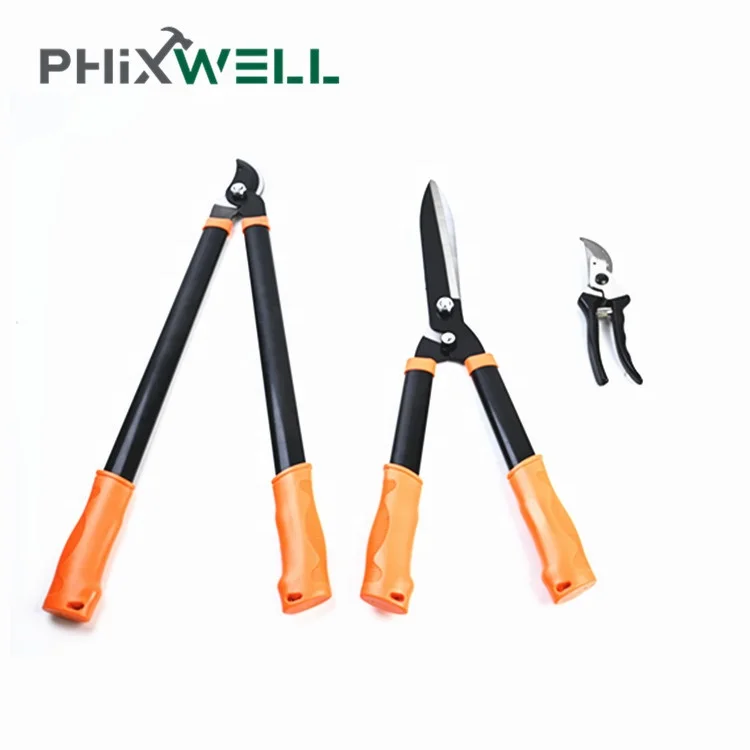 Hot Sale High Quality Garden Tool Kits Hand Tools Sharp Bypass Bonsai Scissors for Heavy Duty Tree Flower Cutting Plant Branches