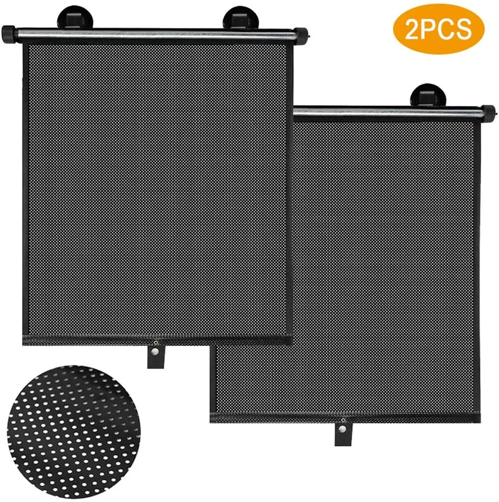 Automatic PVC Roller Car Sunshade Side Window Car Sun Shade Curtain