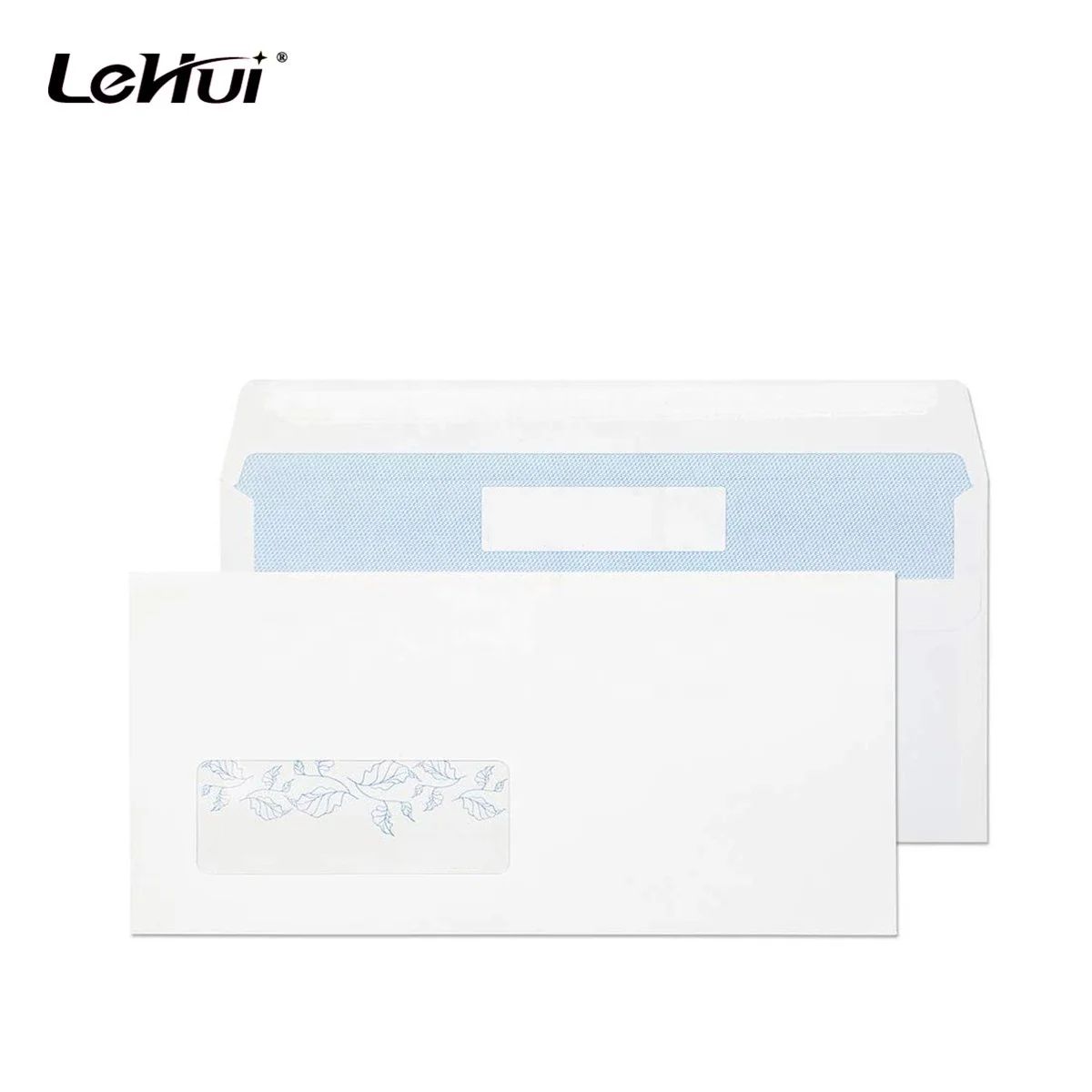 Cheap Office DL Size 110X220 mm 120 GSM Peel & Seal Pack of 500 Wallet Window Envelopes For Invoices