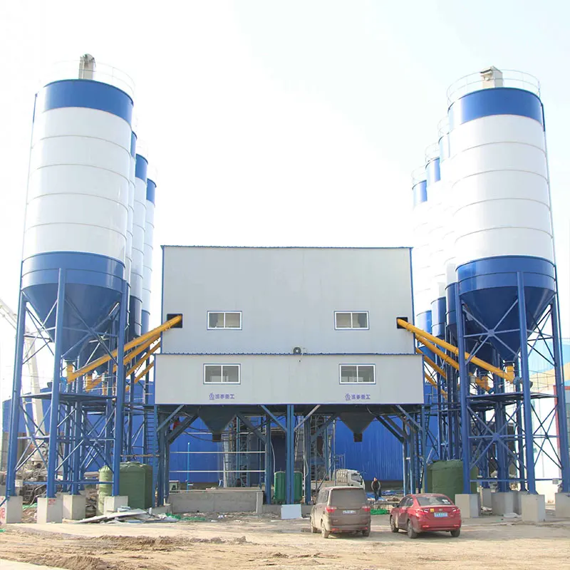 ZEYU Factory Manufacture HZS60 Cement Mixer Station Batching Machine Weighing System 6m3 Dry Mix Concrete Batching Plant