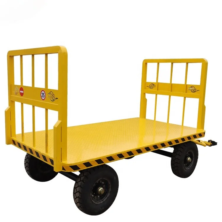 Airport Aviation Semi Trailer Cargo Dolly Luggage Trailer