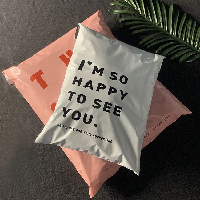 Pink Love Heart Cute Mailing Bags Australia Dress Shirt Coloured Poly Pvc Bag Mail Hair Packing Mailing Bag Compostable Frosted