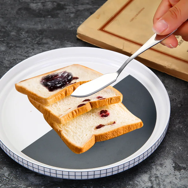 
Wholesale Kitchen Cutlery Utensil Cheese Dessert Knives Stainless Steel Butter Knife 