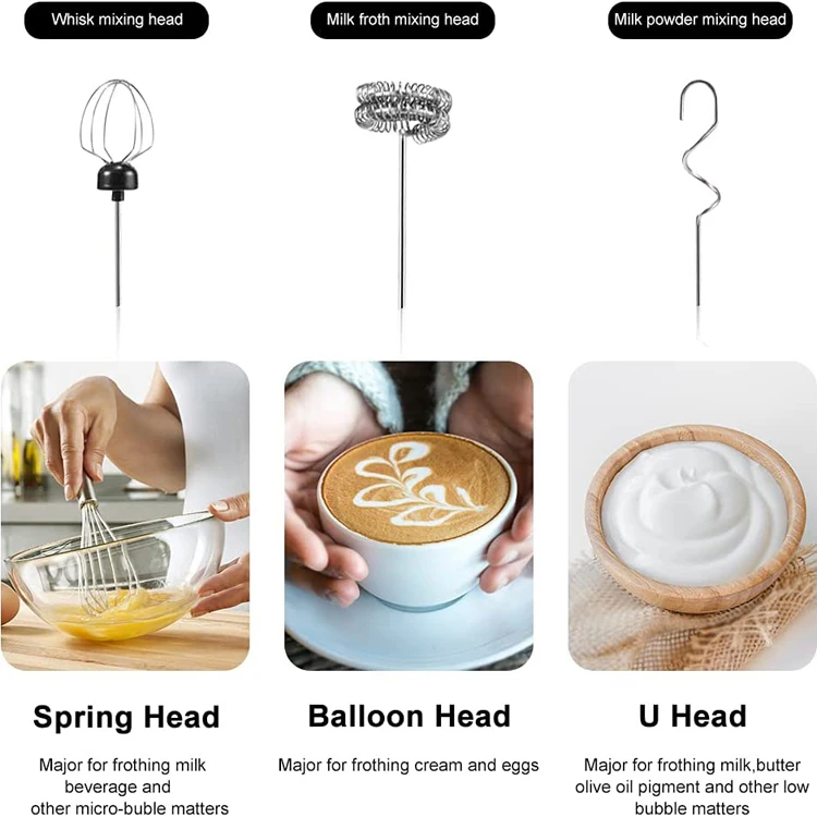 Высокоэффективная кофемашина для пены с USB-зарядкой, вспениватель для молока и кофе