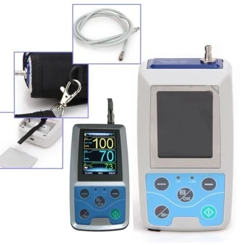 24 hours Ambulatory Blood Pressure Monitor System ABPM with Free 6 Cuffs for Adult, Pediatric, Neonatal