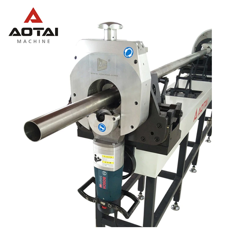 AOTAI OSG-120 BOSCH electric motor manual orbital pipe saw blade cold cutting machine