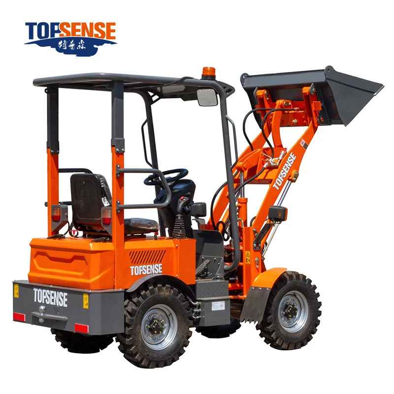 free delivery Small electric loader with 60v front wheel loader from shandong