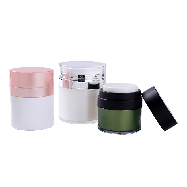 
15g 30g 50g 100g 200g plastic acrylic airless pump luxury cosmetic cream jar 