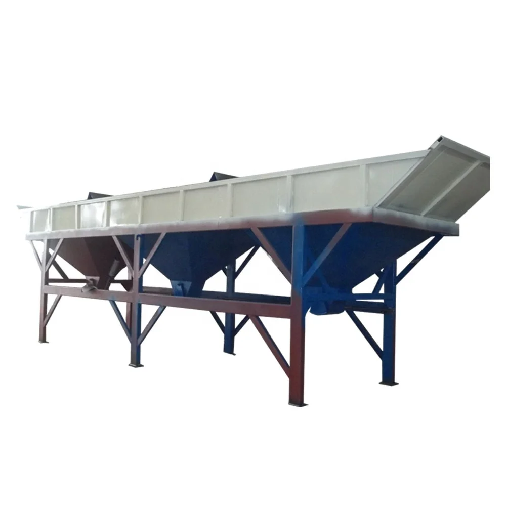 Concrete Batching Machine PLD1600 , Aggregate Bins , Aggregate Batching System