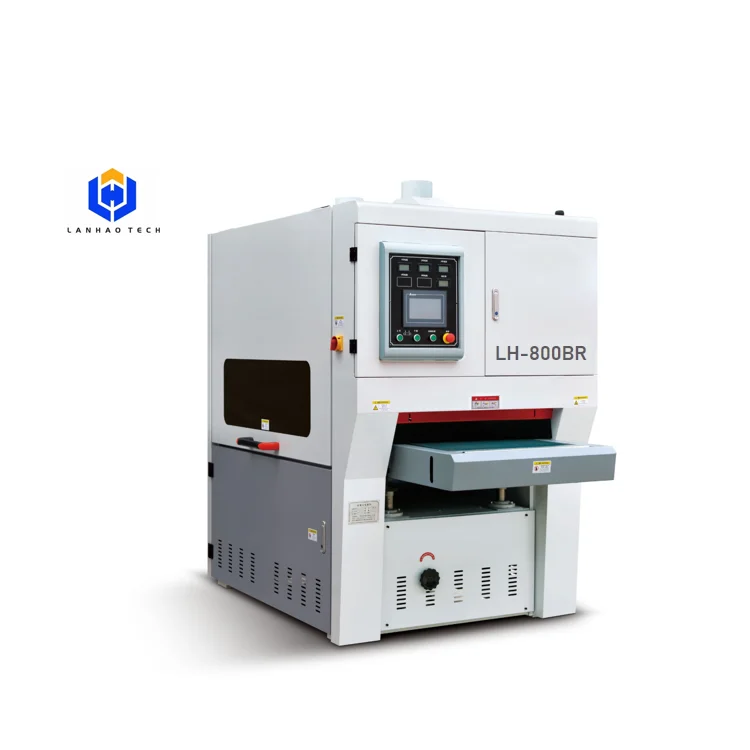 Metal sheet brush surface finishing deburring polishing machine for stainless steel carbon steel aluminum copper  800mm 1000mmm