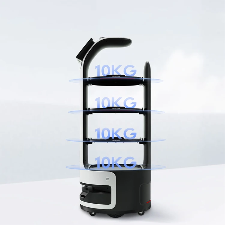 Self Driving  auto food delivery robot restaurant delivery robot car Serving Robot Restaurant for Catering Service