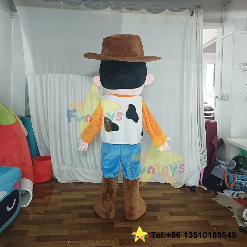 Funtoys Custom Cowgirl Jessica Cowboy Woody Cartoon Mascot Costume Cosplay Doll Mascotte Toy Story Halloween Christmas for Adult