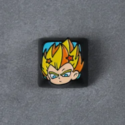 Personality Anime Dragon Ball Aluminum Alloy Metal Keycap 1U 2U Mechanical Keyboard Keycap For Cherry MX Switches