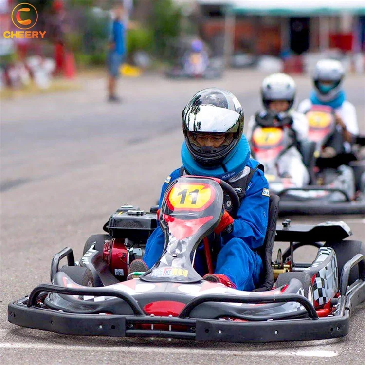  Cheery amusement playground 4 stroke racing go karting car gas powered adults