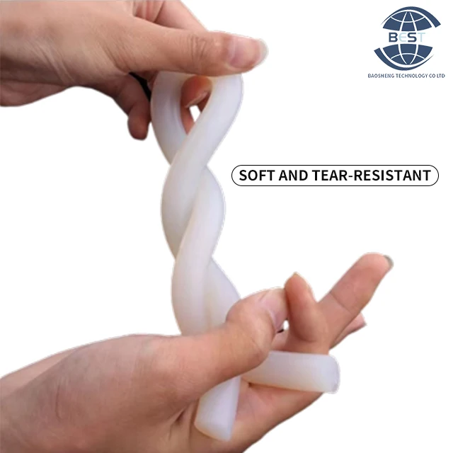 Support non-standard customized solid silicone tube high temperature resistant and high elasticity silicone rubber