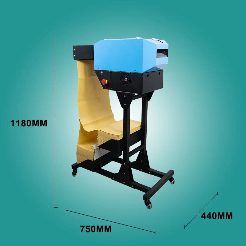 2024 New Release Packaging Protective Making Pad Cushion System Kraft Paper Void Fill Machine