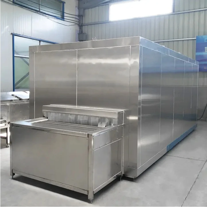 Huchuan Cheap price IQF fast freezing cryogenic tunnel blast freezer machine