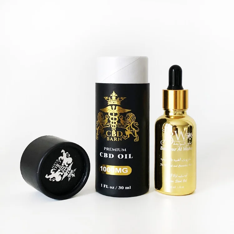  Экологически чистый упаковочный бумажный тюбик индивидуальный Печатный для упаковки бутылок с эфирным маслом