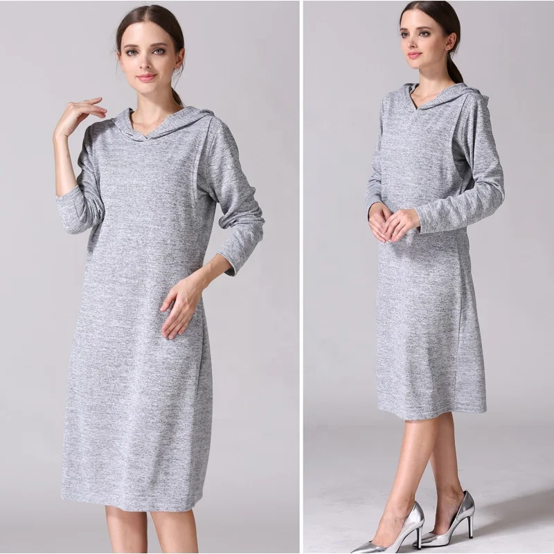 
Emotion Moms Spring Long Sleeve Maternity Breastfeeding Casual Dress Knitted Pregnant Dress 
