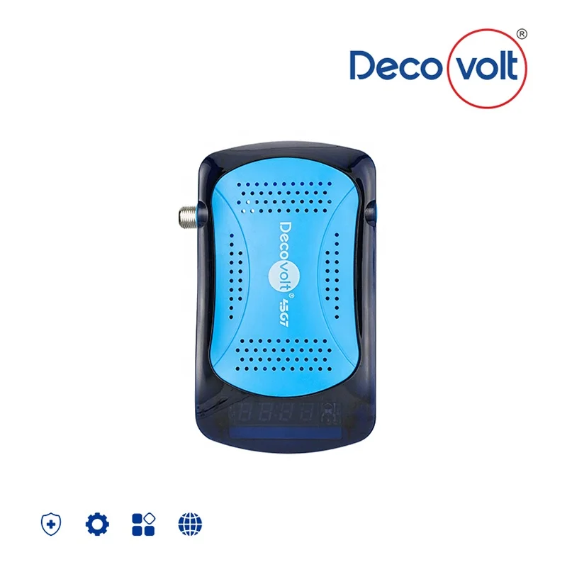 Decovolt new product infinity digital satellite receiver  Blue definition digital top box satellite receiver DVB-S2