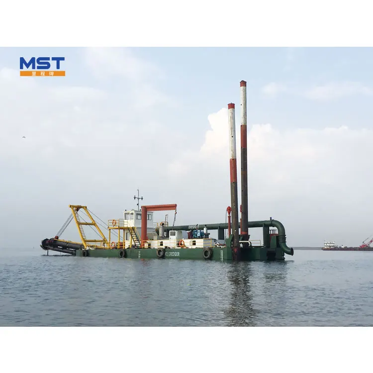River dredging cutter suction sand dredging ship