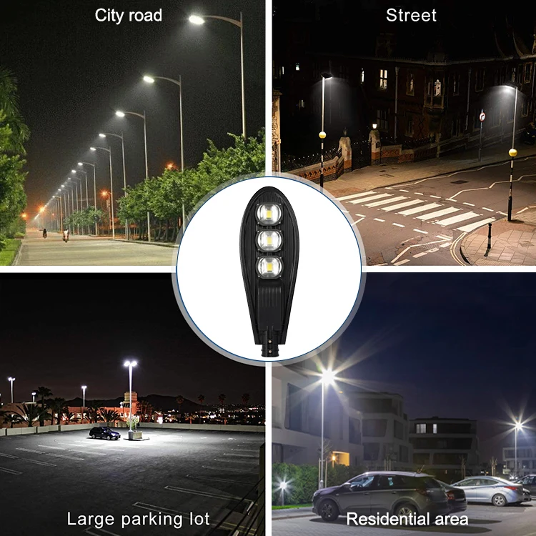 New Product Led Lamp Ip66 Waterproof Outdoor Cob 30w 50w 100w 150w 200w 250w Ac Led Road Lights