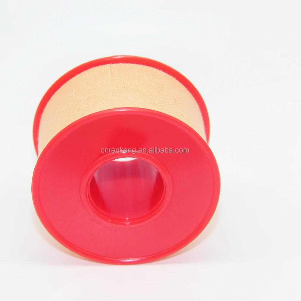 zinc oxide cotton adhesive plaster Red plastic pipe cotton tape