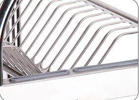 Hot selling 3 Tier Plate Holder Kitchen Storage Dish Drying Rack with Drainboard and Cutlery Cup