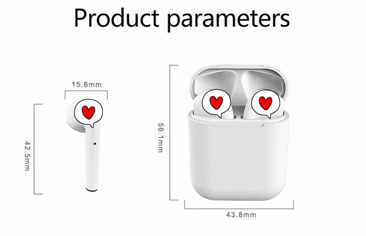  Лидер продаж на Amazon гарнитура inPods 12 наушники True Stereo для IPhone и