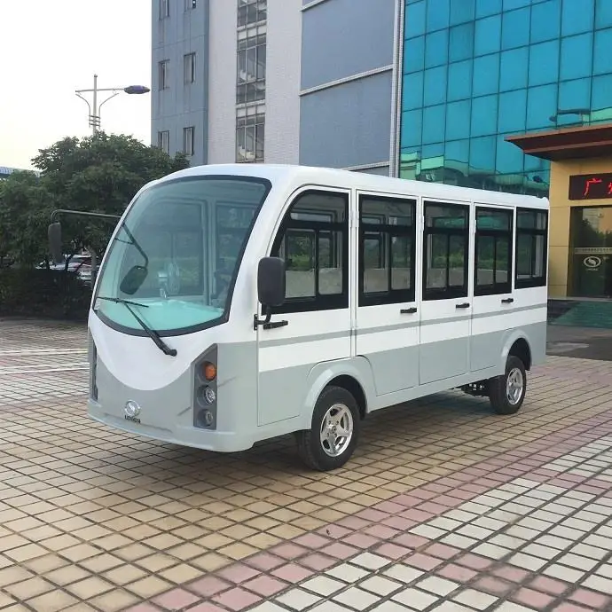 Factory Outlet 11 Seater Passenger Electric Sightseeing Bus 72V Luxury Sightseeing Tourist Buggy Bus &Car