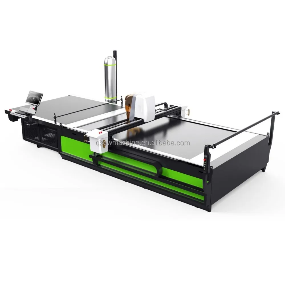 QS-A8 Automatic Multi-Layer Manufacturing Plant Fabric Cutter Cloth Cutting Machine For Textile Fabric