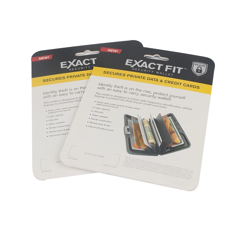 Wholesale Custom Slide Blister Insert Cards Packaging Slide Paper Card Customized Paper Blister Pack Insert Card