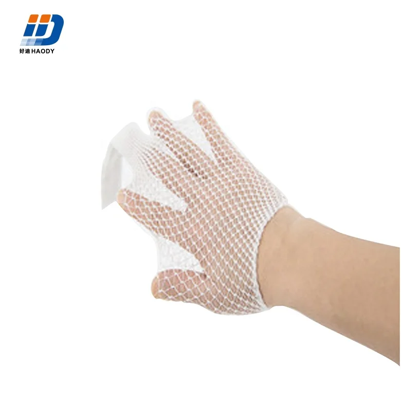 Medical disposable elastic cotton polyester net bandage