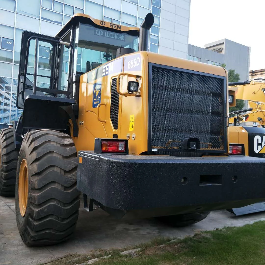 Самая низкая цена на 655d колесный погрузчик Heavy Duty 5 тонн Колесный