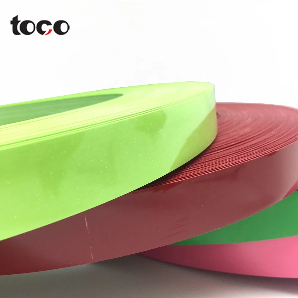 Кромкооблицовочная лента TOCO из ПВХ и АБС однотонная высокого качества
