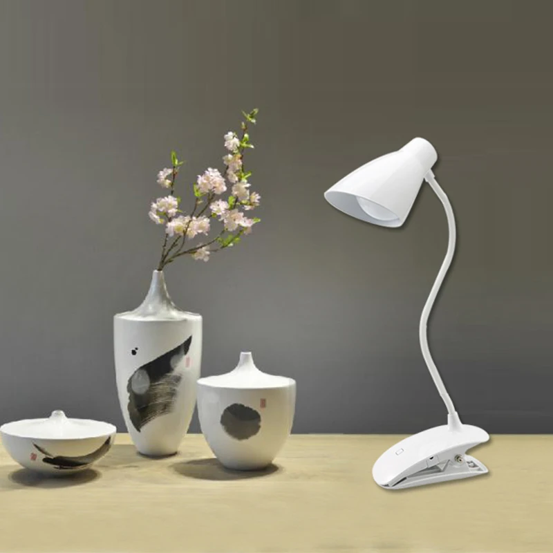 
Folding Rechargeable Book Light Led Desk Table Lamp Wholesale Led Mini Black White Reading light For Study 