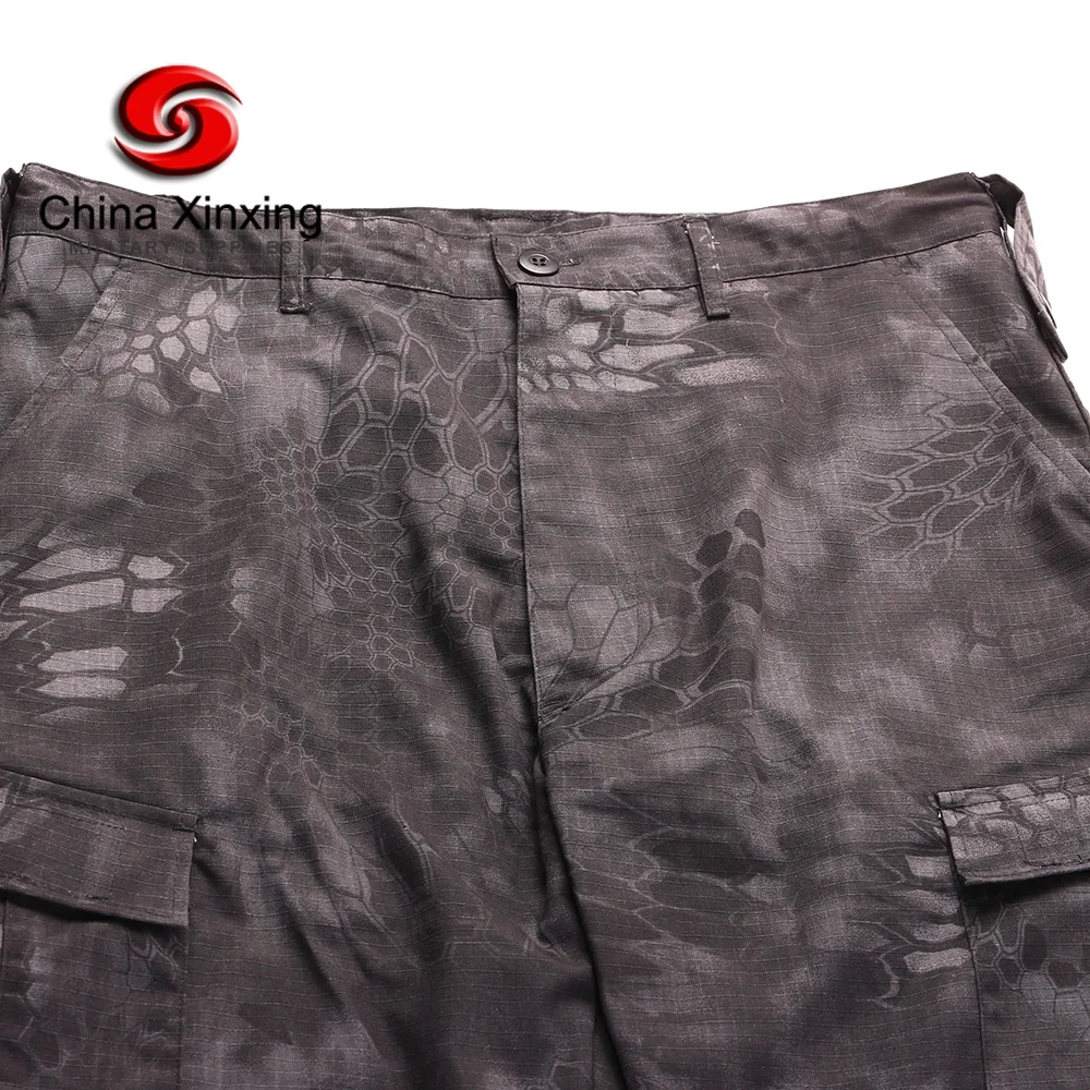 XINXING Security Casual Outfit Outdoor Training Bottom Trousers LD08 Black Tactical Cargo Pants Mens