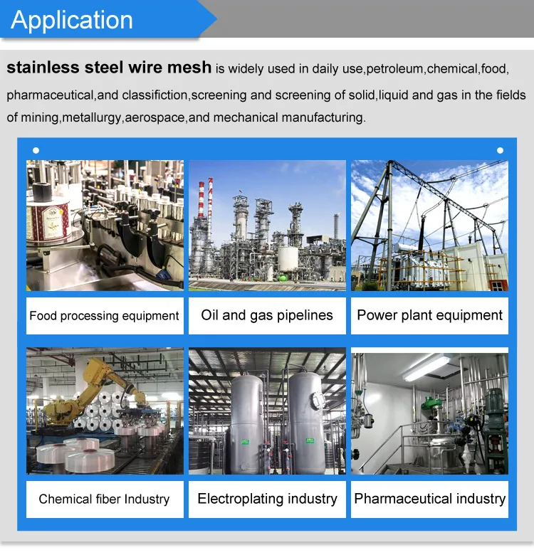 Анти ржавчины 304 316 410 из нержавеющей стали SS проволочная сетка высокой точности экран сетка