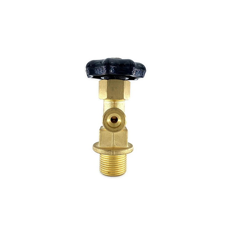 Standard High Pressure Oxygen Valve Low Price Safety Long Life Cylinder Brass Valve